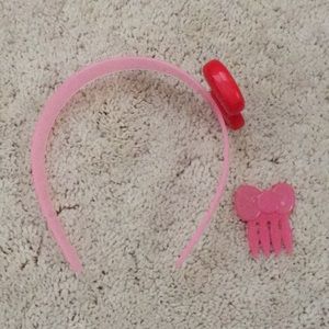 Hello Kitty headband and hair clip
